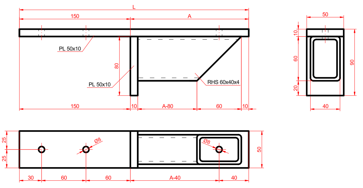 Stiklo pluošto laikiklis su papildomais standumo elementais (STV)