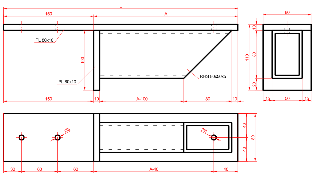 Stiklo pluošto laikiklis su papildomais standumo elementais (STV)