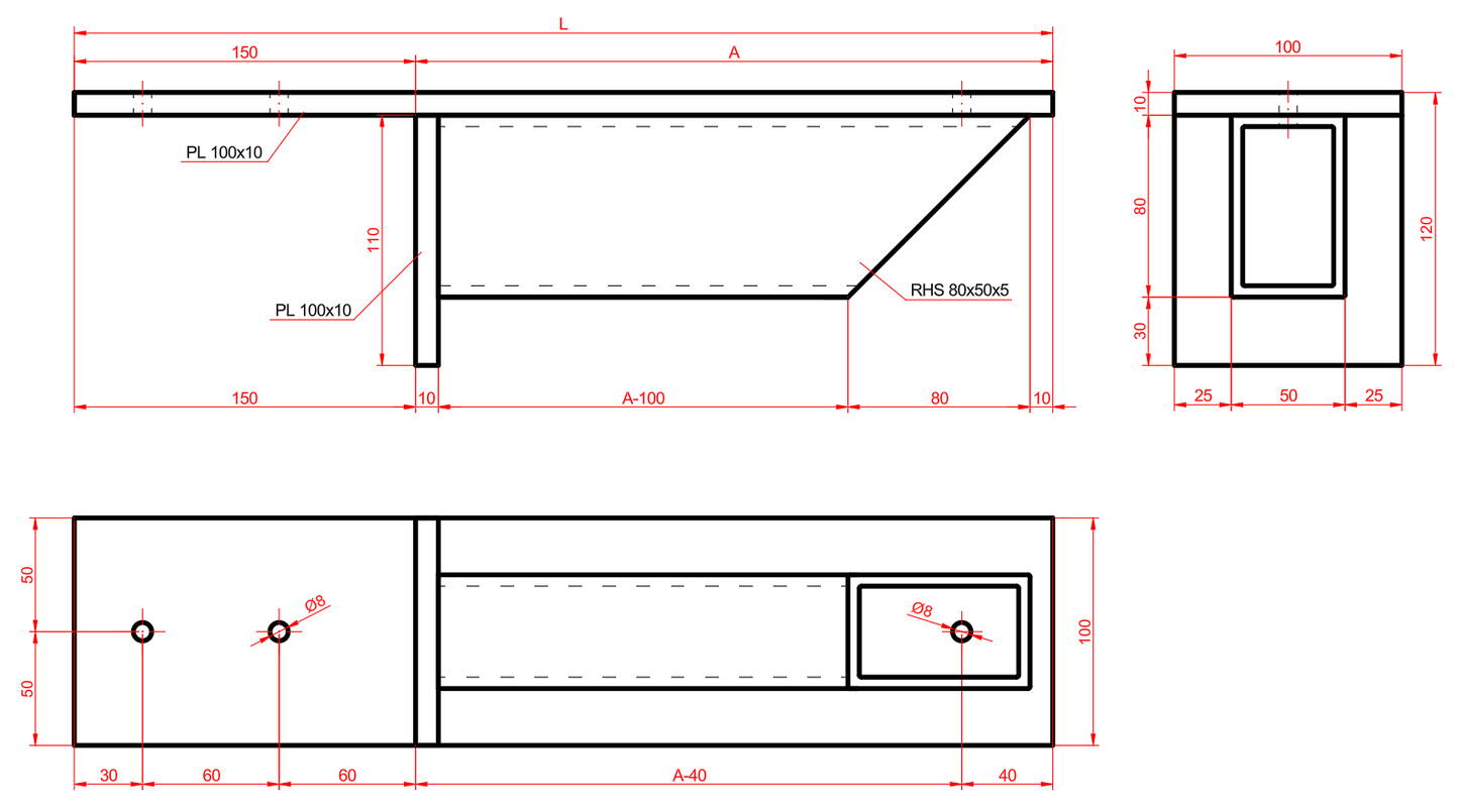 Stiklo pluošto laikiklis su papildomais standumo elementais (STV)