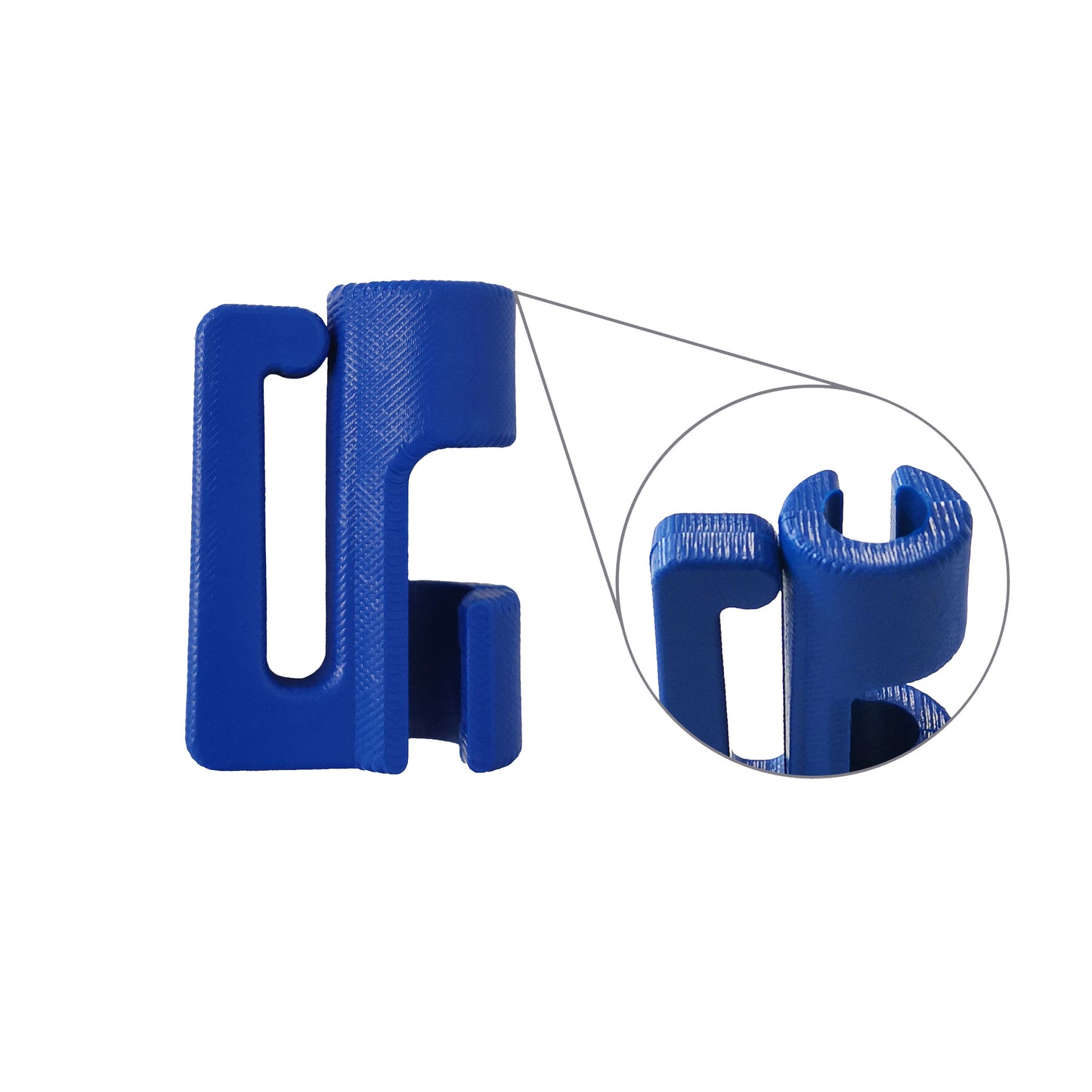 Kunststoff-Endhalter für Draht und Leiste (D10–12)